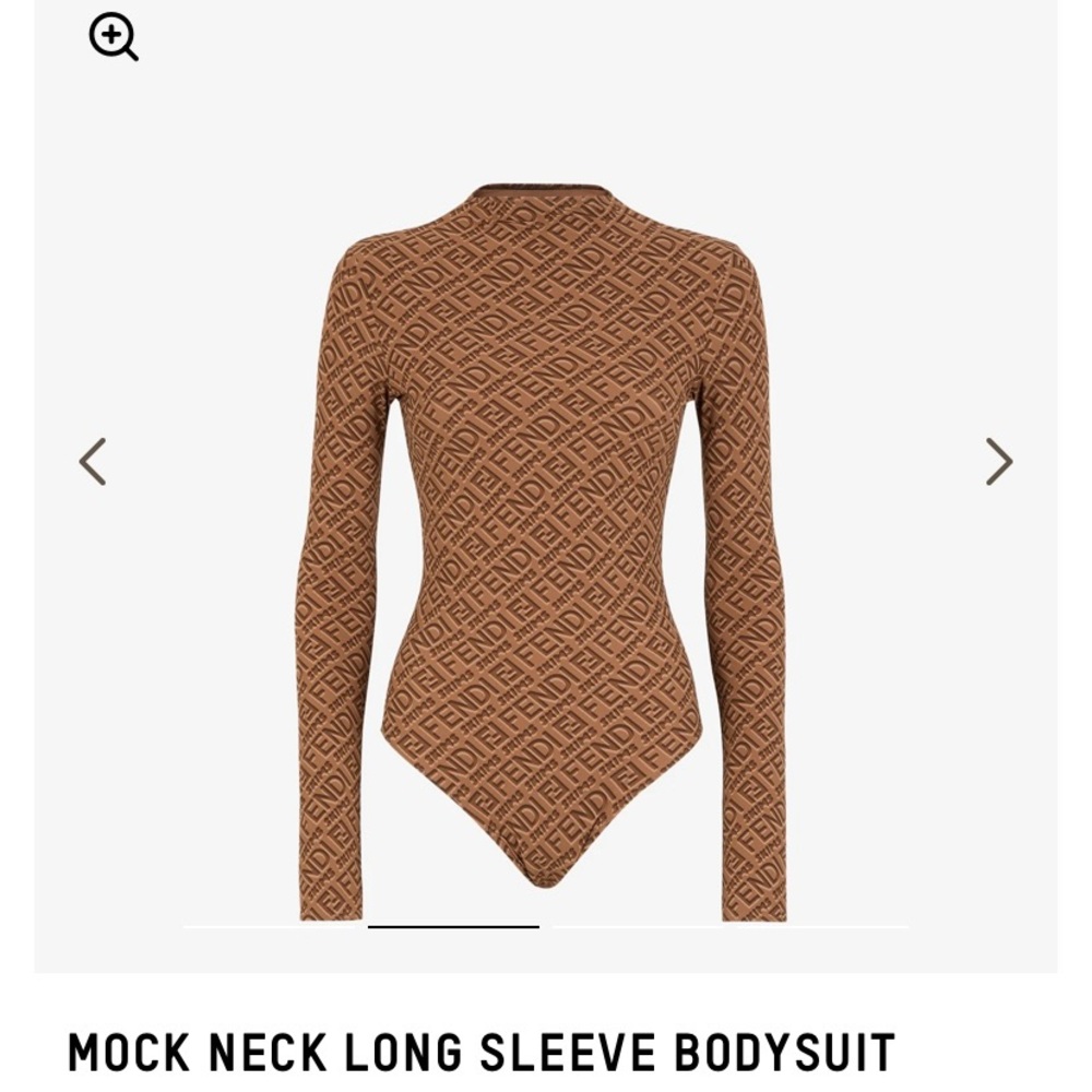 FENDI X SKIMS Long Sleeve Bodysuit M